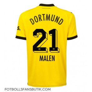 Borussia Dortmund Donyell Malen #21 Replika Hemmatröja 2023-24 Kortärmad